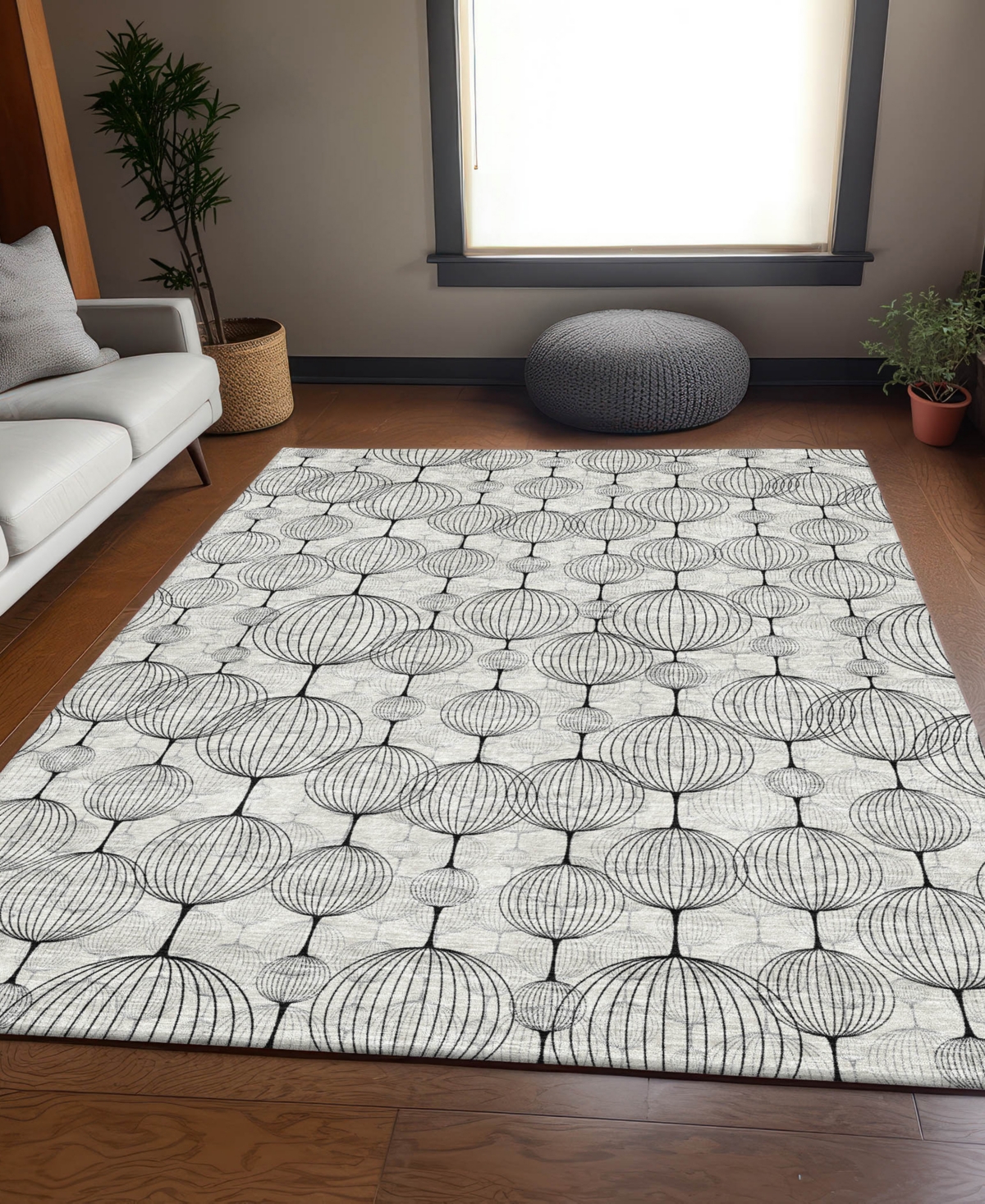 Addison Chantille Acn732 3'x5' Area Rug In White
