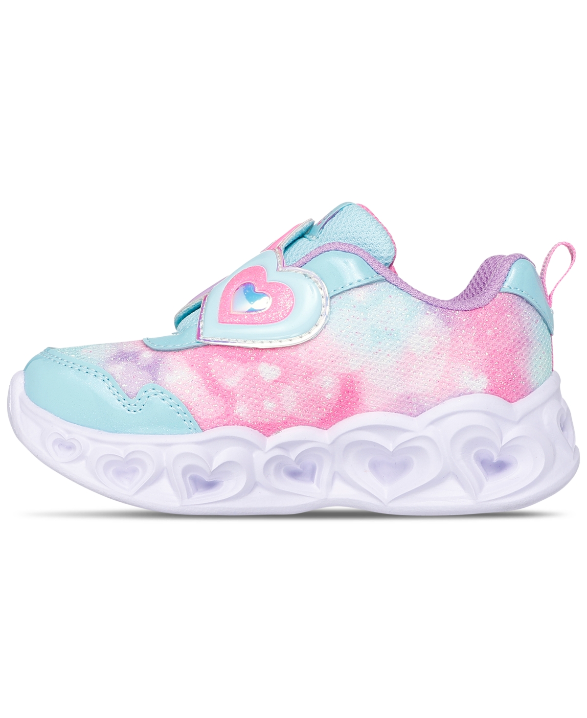 Skechers Toddler Girls Heart Lights In Turquoise