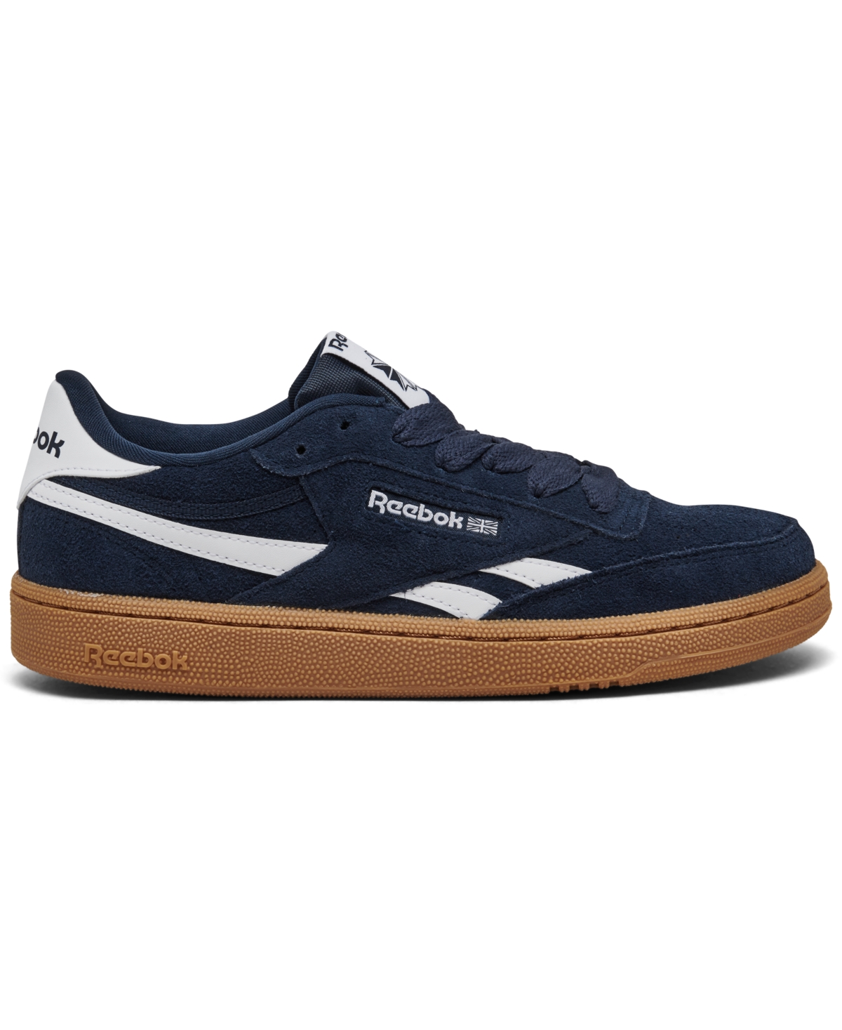 Reebok Big Kids Classic Club C Revenge Casual Sneakers from Finish Line - Orange, Gum