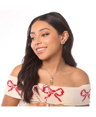 Dr Seuss Grinch and Max Sharing Necklace