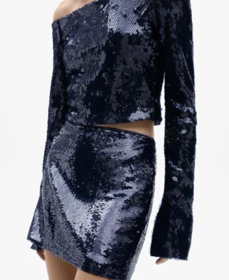 Women's Sequin Miniskirt
