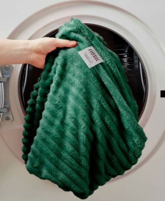 Cut Plush Lightweight Super Soft Luxury Bed Throw, 50" x 60"