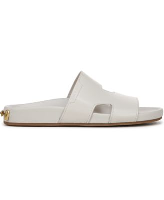 Britt Open Toe Leather Slide Sandals