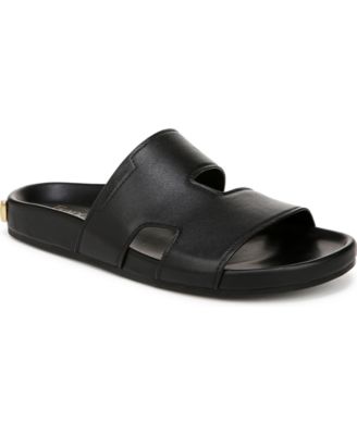 Britt Open Toe Leather Slide Sandals