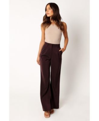 Petal and Pup Women's Neveah Silky Wide Leg Trousers - Macy's