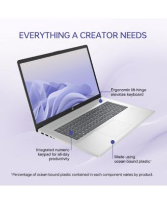 Essential 17.3" Daily Traditional Laptop Intel Core i7 1355U 8GB RAM Intel Iris Xe Graphics 512GB SSD Storage Windows 11 Home FHD 60Hz