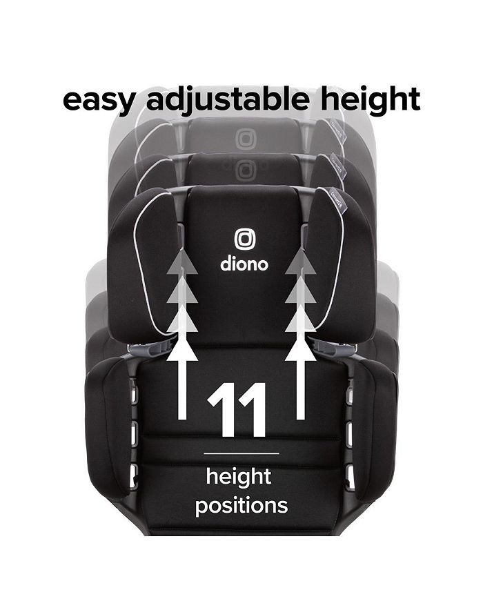 Diono Toddler Connect3 R 2-in-1 High-Back Booster - Black - ONE SIZE