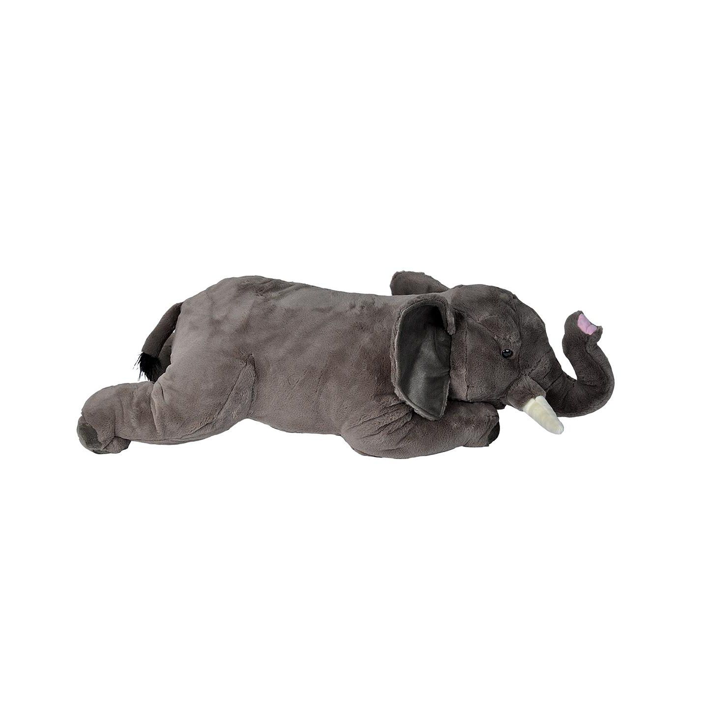 Детская мягкая игрушка Wild Republic Cuddlekins Jumbo African Elephant Stuffed Animal, 30 Inches — фото 2