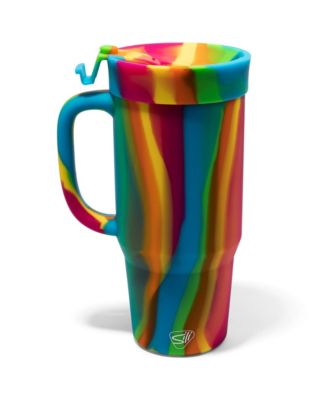 Silipint Humbler w/ Lid & Straw: 32oz - Hippie Hops - Macy's