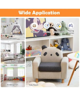 Kids Sofa with Armrest and Thick Cushion