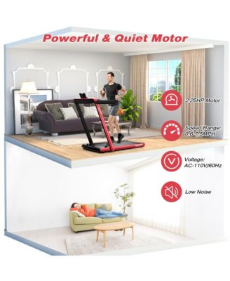 Motorized Treadmill Folding Under Desk Electric Treadmill w/ APP