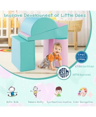 5-Piece Kids Climb and Crawl Activity Playset