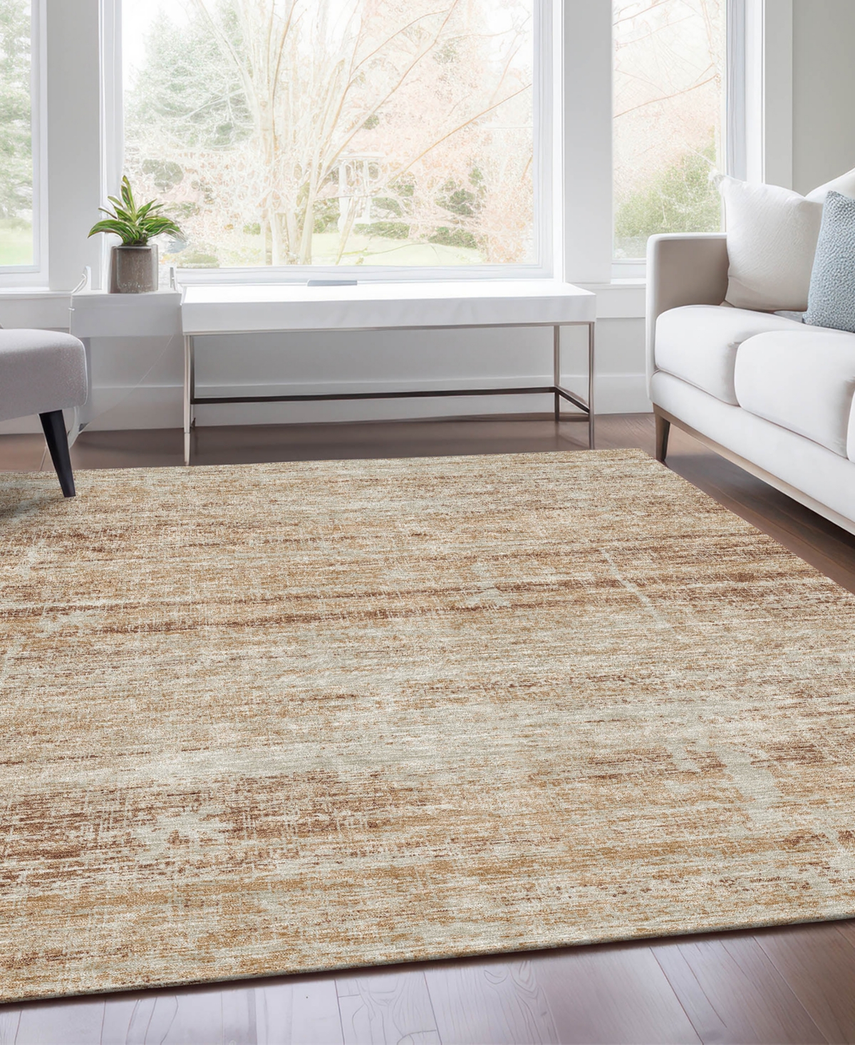 Addison Chantille Acn747 9'x12' Area Rug In Copper