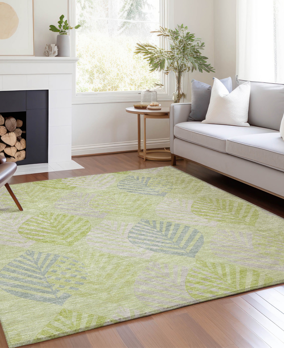 Addison Chantille Acn744 8'x10' Area Rug In Sage