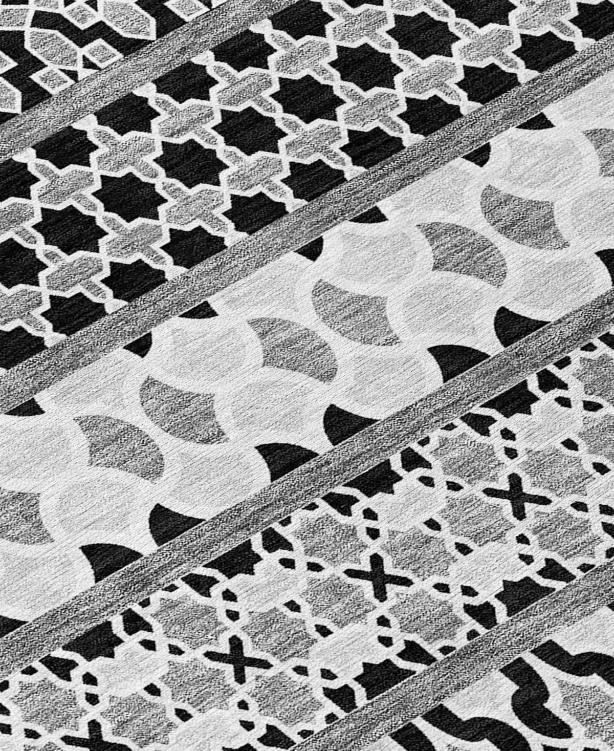 Addison Chantille Machine Washable Acn726 5'x7'6" Area Rug In Black