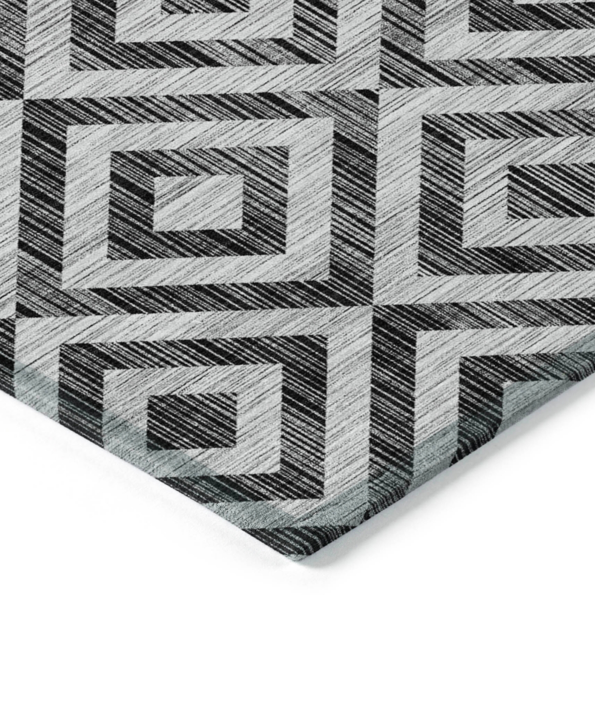 Addison Chantille Machine Washable Acn733 8'x10' Area Rug In Black