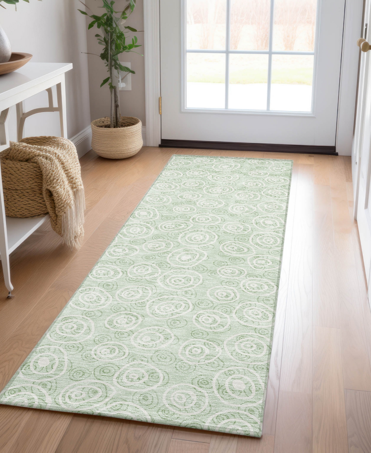 Addison Chantille Acn728 2'3"x7'6" Runner Area Rug In Mint