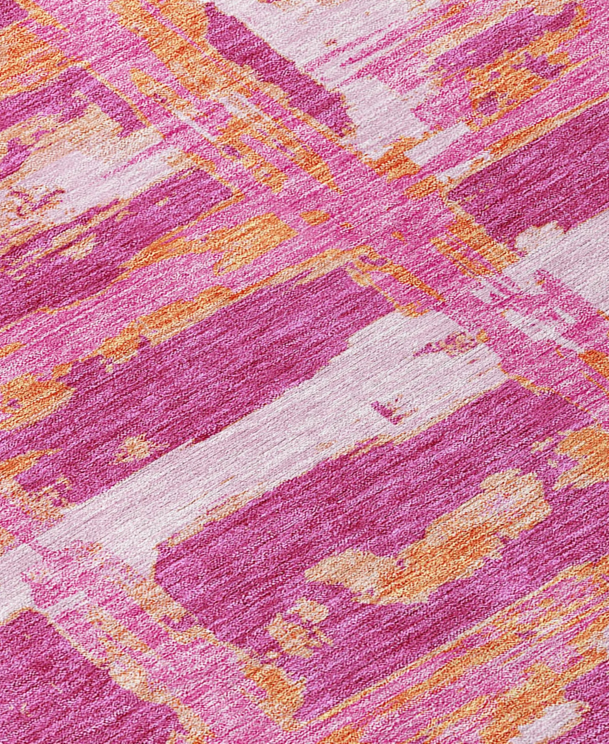 Addison Chantille Acn745 2'3"x7'6" Runner Area Rug In Rose