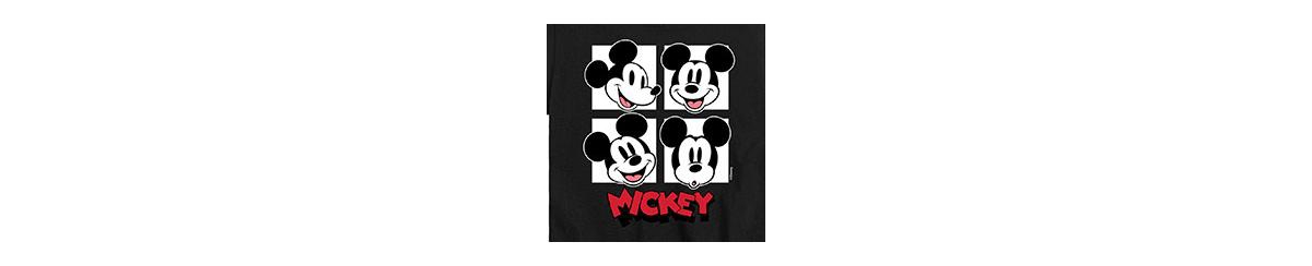 Hybrid Big Boys Disney Mickey Mouse Graphic Tee In Black