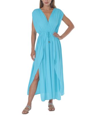 Front-Slit Cover-Up Dress