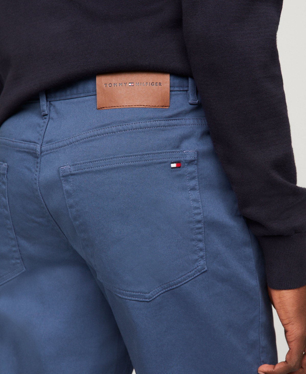 Shop Tommy Hilfiger Men's Denton Five-pocket Pants In Aegean Sea