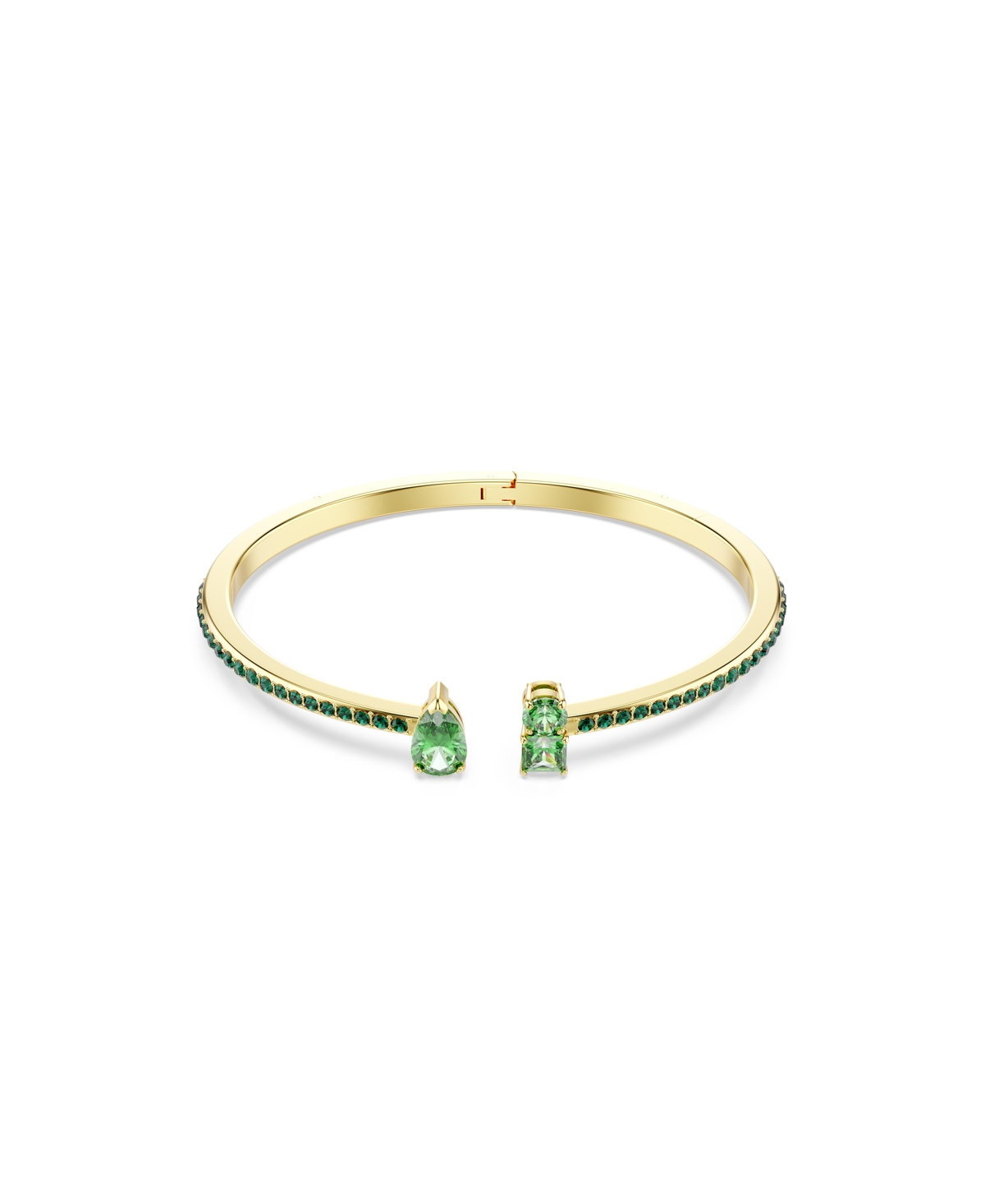 SWAROVSKI MIXED CUTS GOLD-TONE PLATED MATRIX CUFF BRACELET 