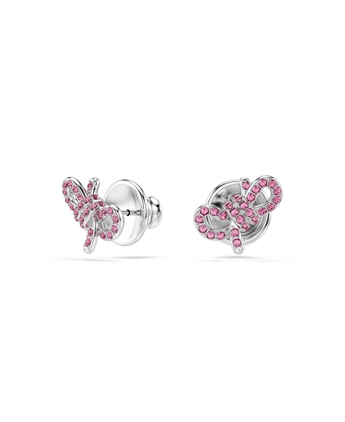 Swarovski Lifelong Bow Ohrstecker In Pink