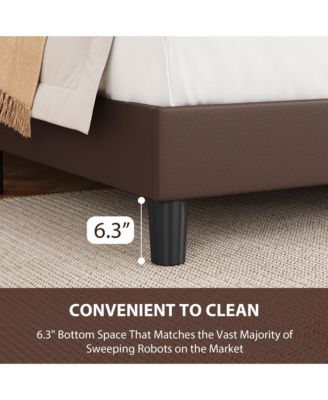 Queen Size Platform Bed Frame with Headboard