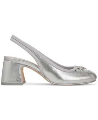 Women's Diane Slingback Block-Heel Ballet Pumps