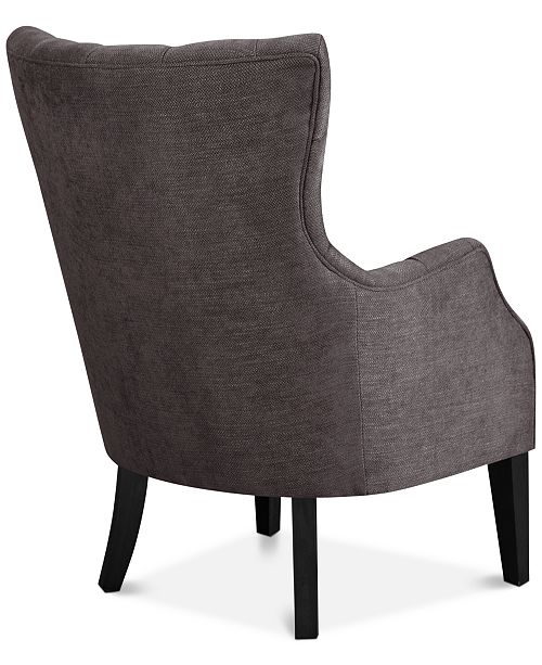 Madison Park Adelyn Button Tufted Wing Back Chair, Quick Ship & Reviews
