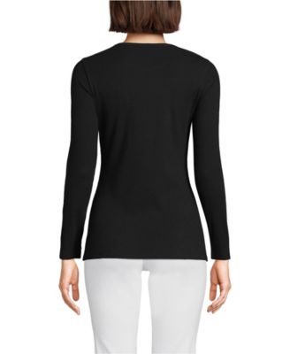 Women's Long Sleeve Micro Rib T-Shirt