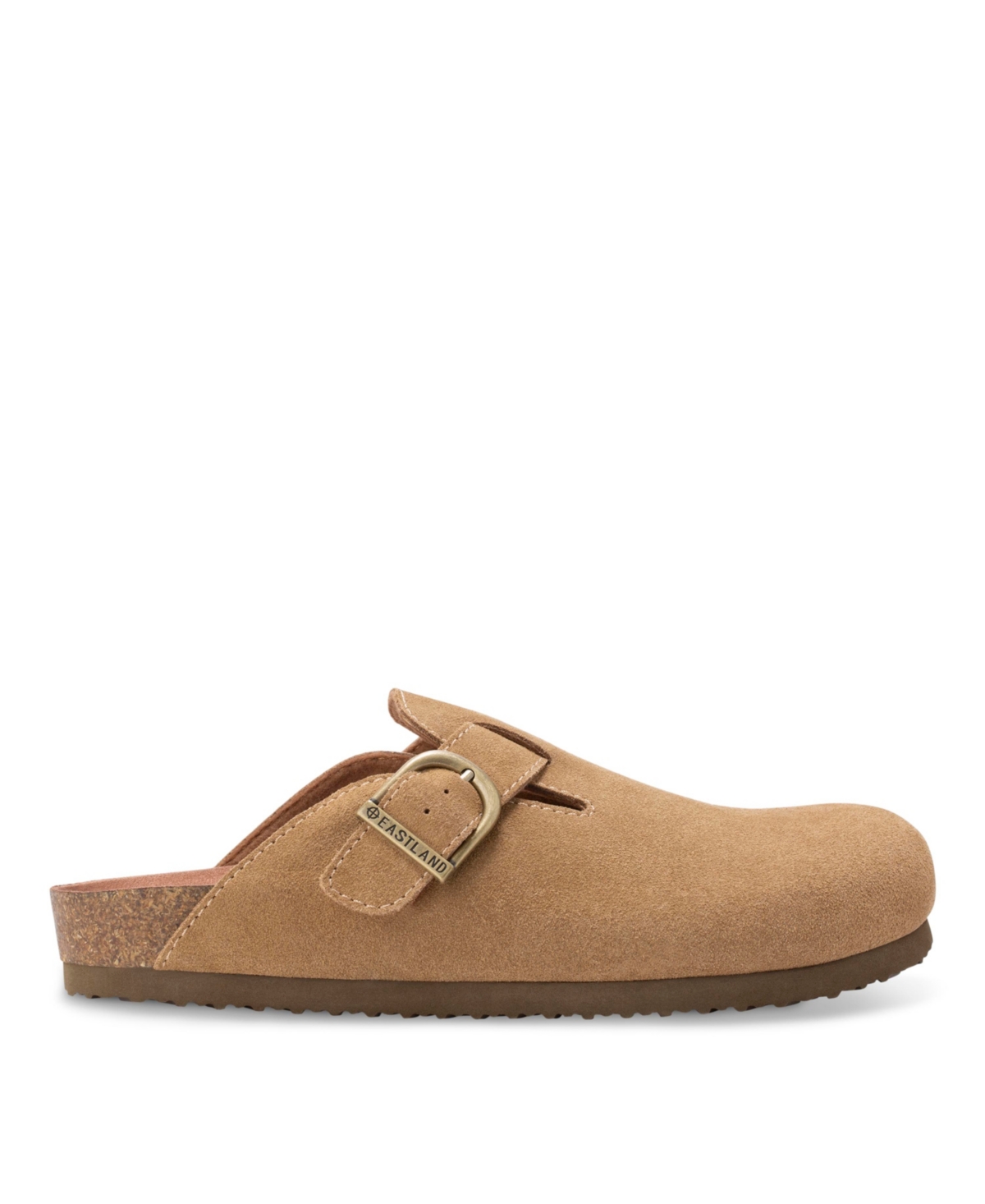 Shop Eastland Shoe Men's Gabe Slippers In Khaki Suede