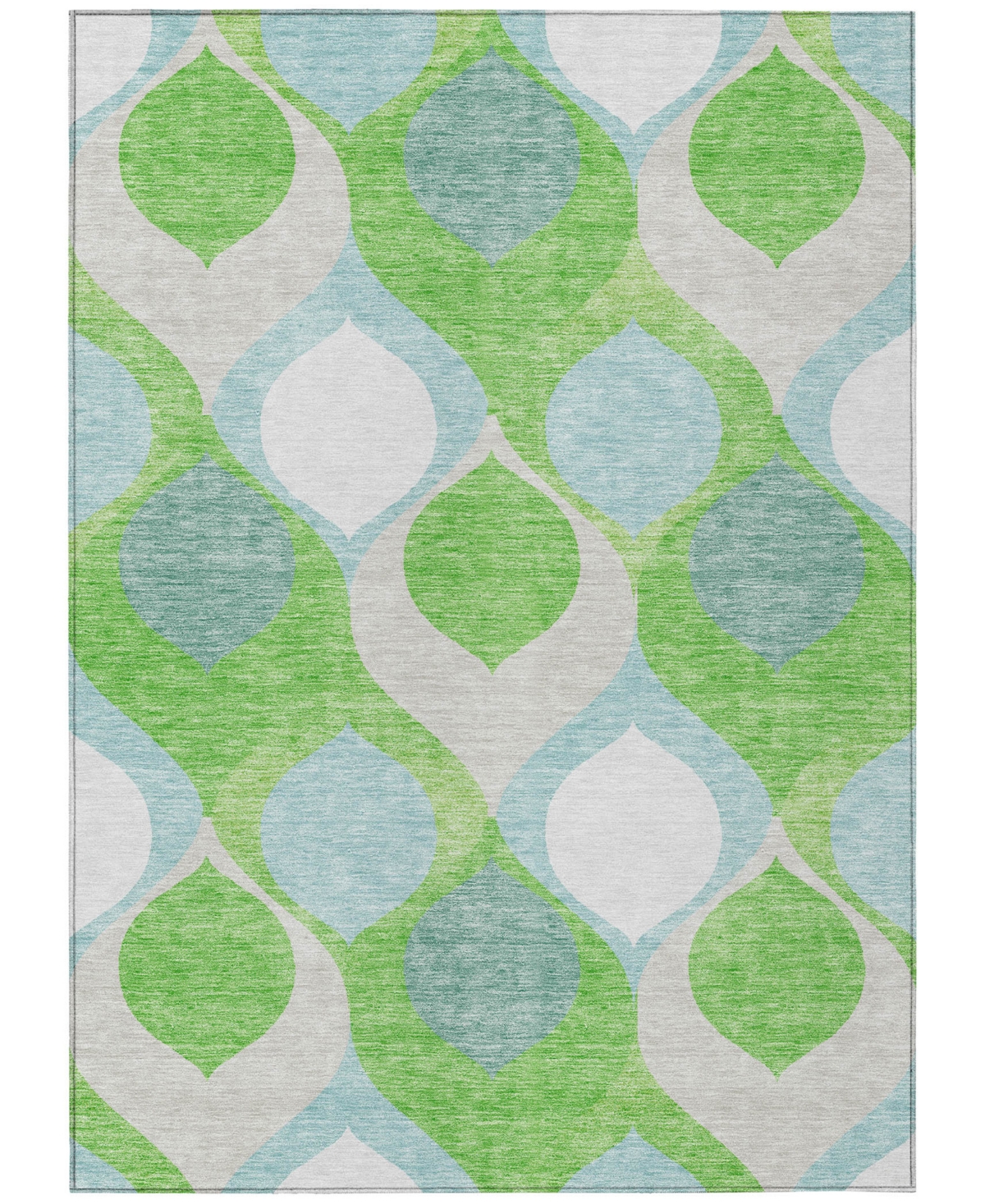 Shop Addison Chantille Machine Washable Acn749 10'x14' Area Rug In Lime