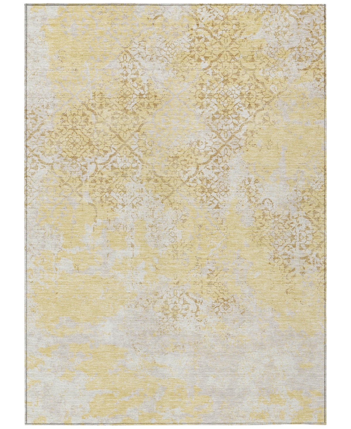 Addison Chantille Acn769 5'x7'6" Area Rug In Gold