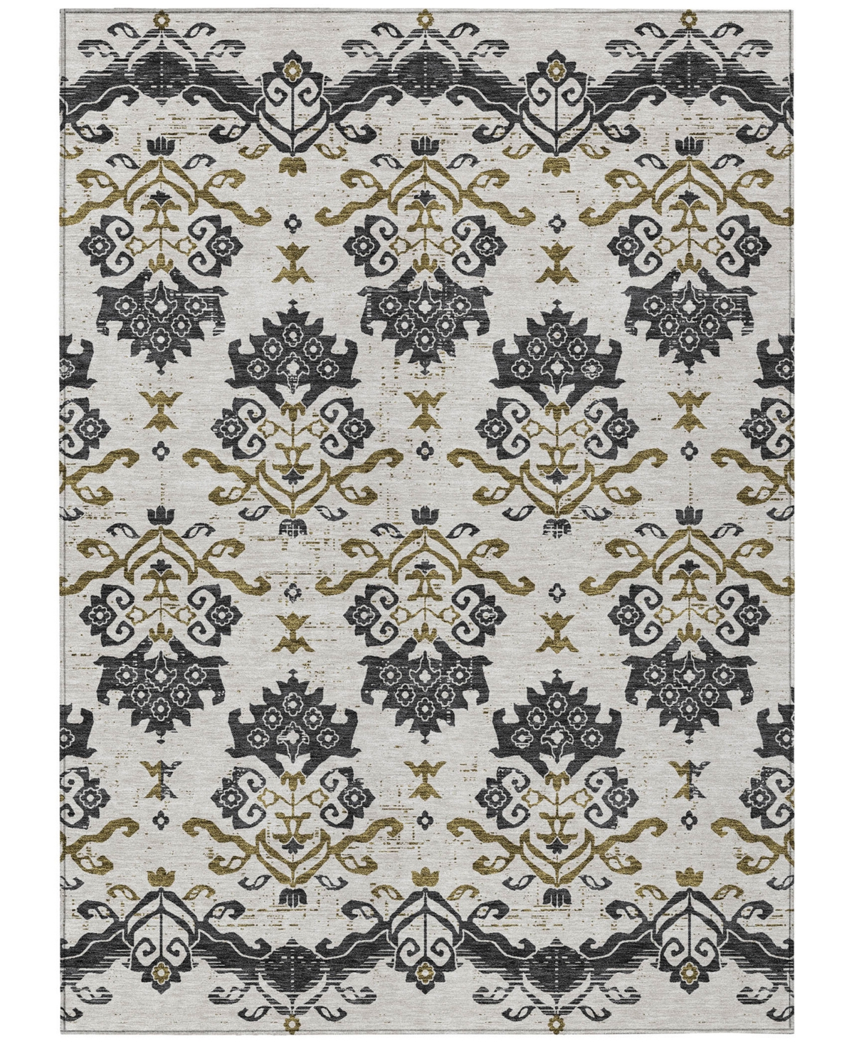 Addison Chantille Acn759 5'x7'6" Area Rug In Black