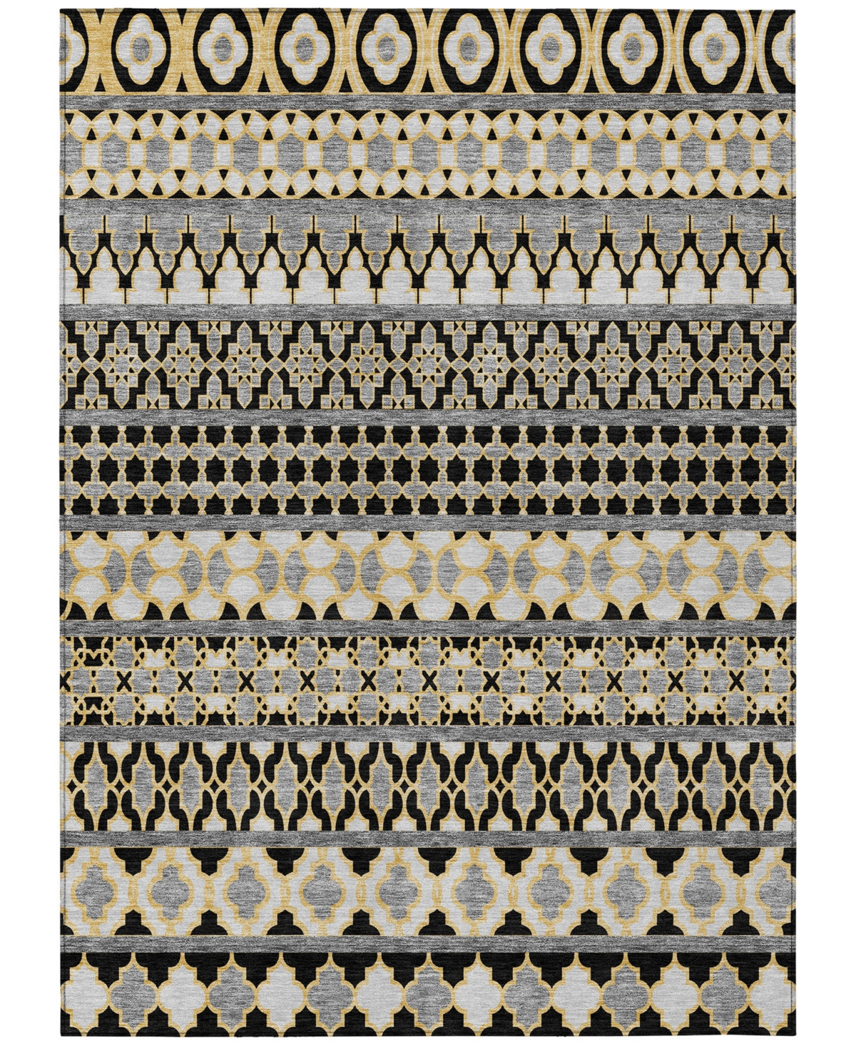 Addison Chantille Acn726 8'x10' Area Rug In Charcoal