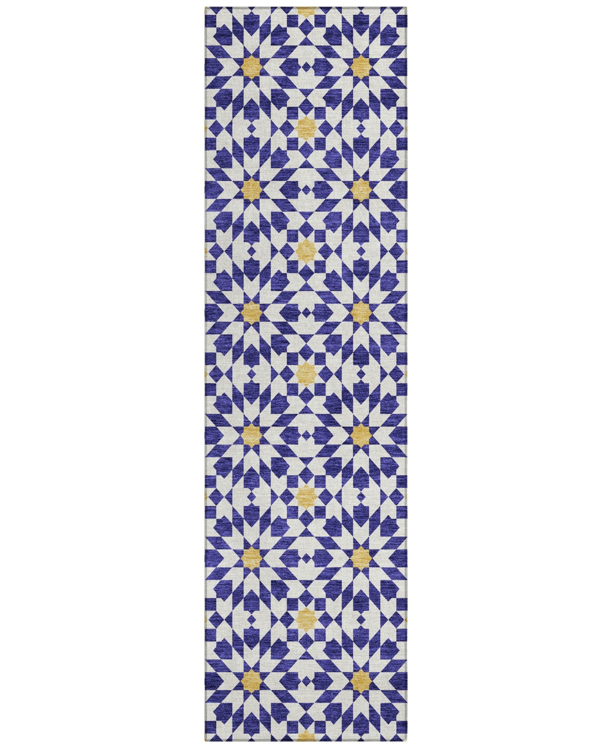 Addison Chantille Acn734 2'3"x7'6" Runner Area Rug In Navy