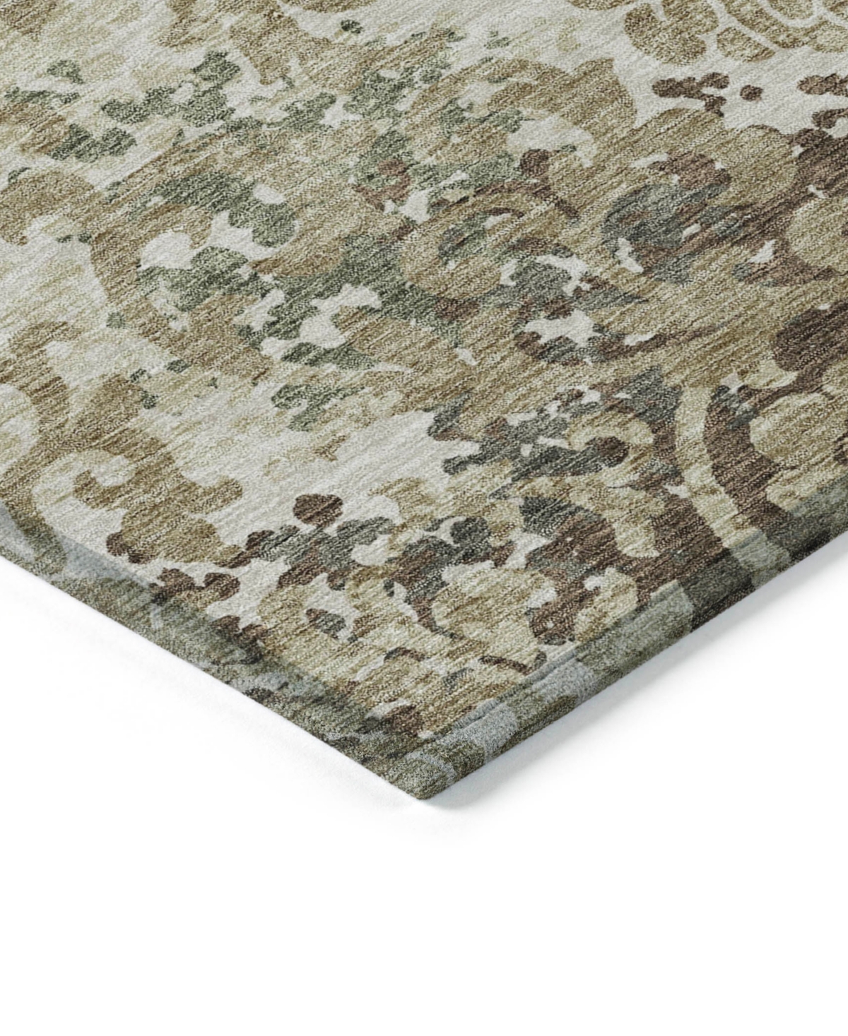 Addison Chantille Machine Washable Acn752 9'x12' Area Rug In Beige