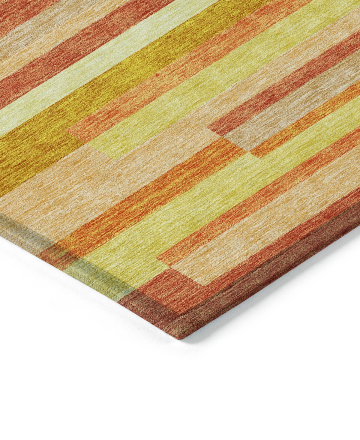 Addison Chantille Acn766 8'x10' Area Rug In Orange