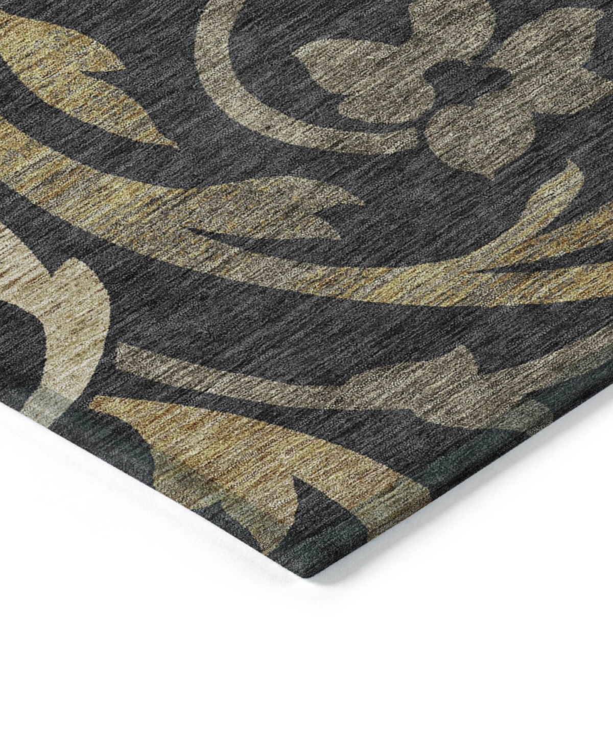 Addison Chantille Machine Washable Acn764 3'x5' Area Rug In Black