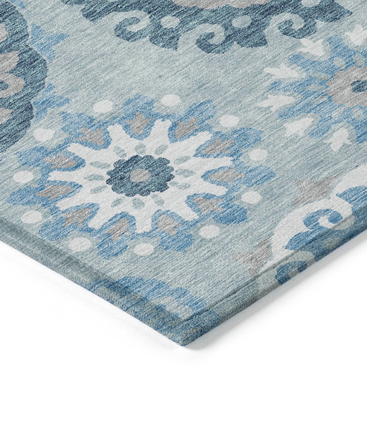 Addison Chantille Machine Washable Acn763 2'6"x3'10" Area Rug In Mist