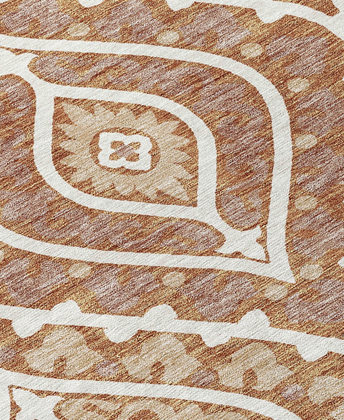 Addison Chantille Acn761 9'x12' Area Rug In Paprika