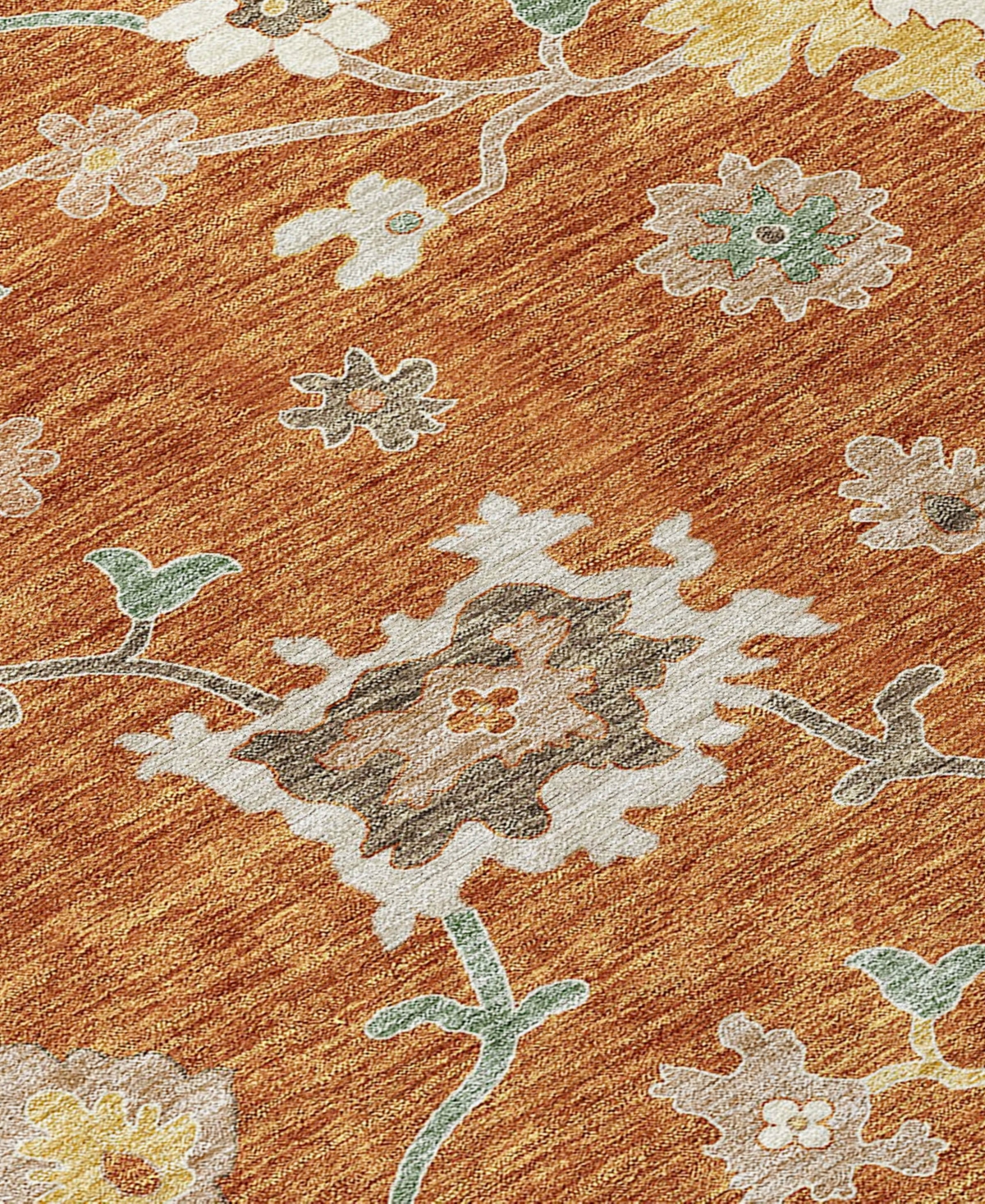 Addison Chantille Acn753 8'x10' Area Rug In Paprika