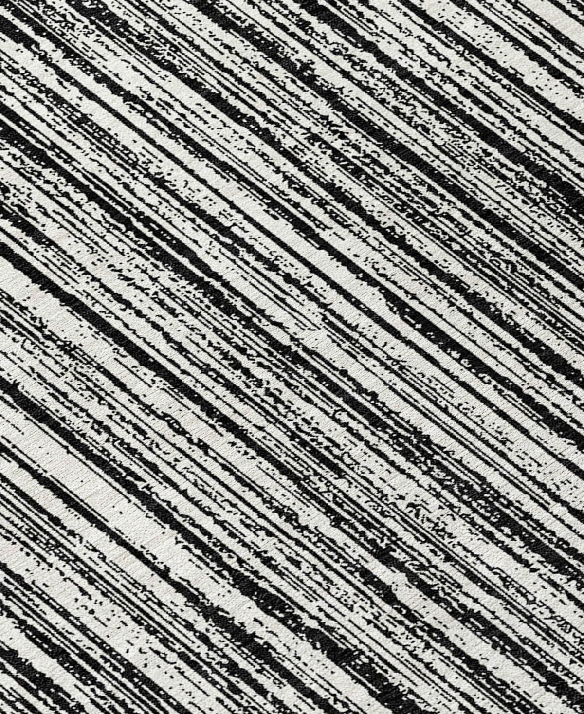 Addison Chantille Machine Washable Acn760 5'x7'6" Area Rug In Black