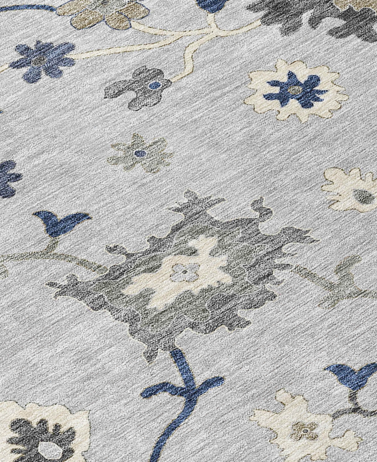 Addison Chantille Acn753 3'x5' Area Rug In Silver