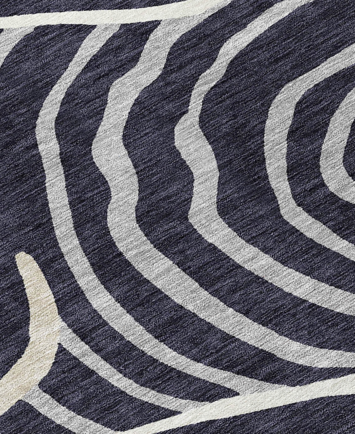 Addison Chantille Machine Washable Acn765 2'6"x3'10" Area Rug In Black