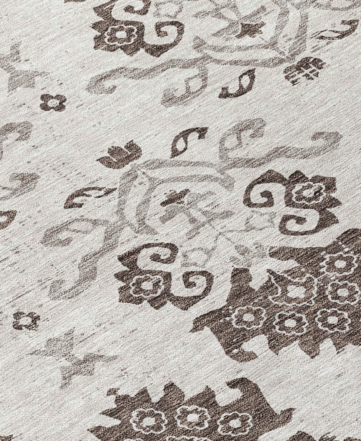 Addison Chantille Machine Washable Acn759 2'3"x7'6" Runner Area Rug In Chocolate