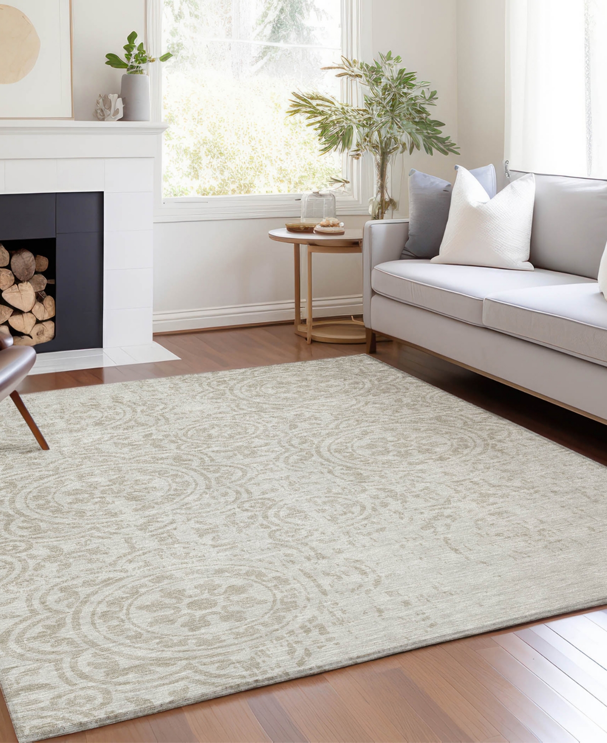 Addison Chantille Acn758 8'x10' Area Rug In Ivory