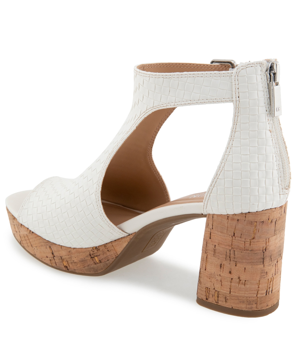 Kenneth Cole Reaction Women's Randee Platform Sandals In White