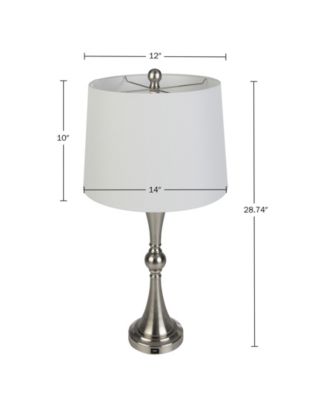 28.74" USB Charging LED Table Lamp Set